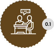 Icon von Gespräch zwischen zwei Personen